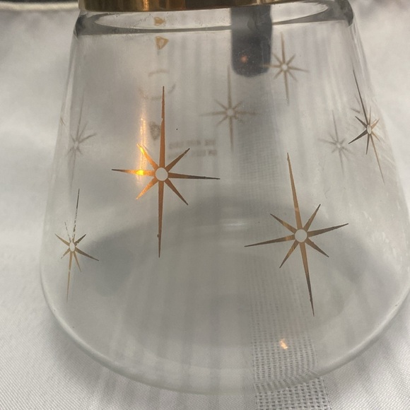 Mid Century Modern "Corning " atomic starburst glass carafe - Picture 4 of 16